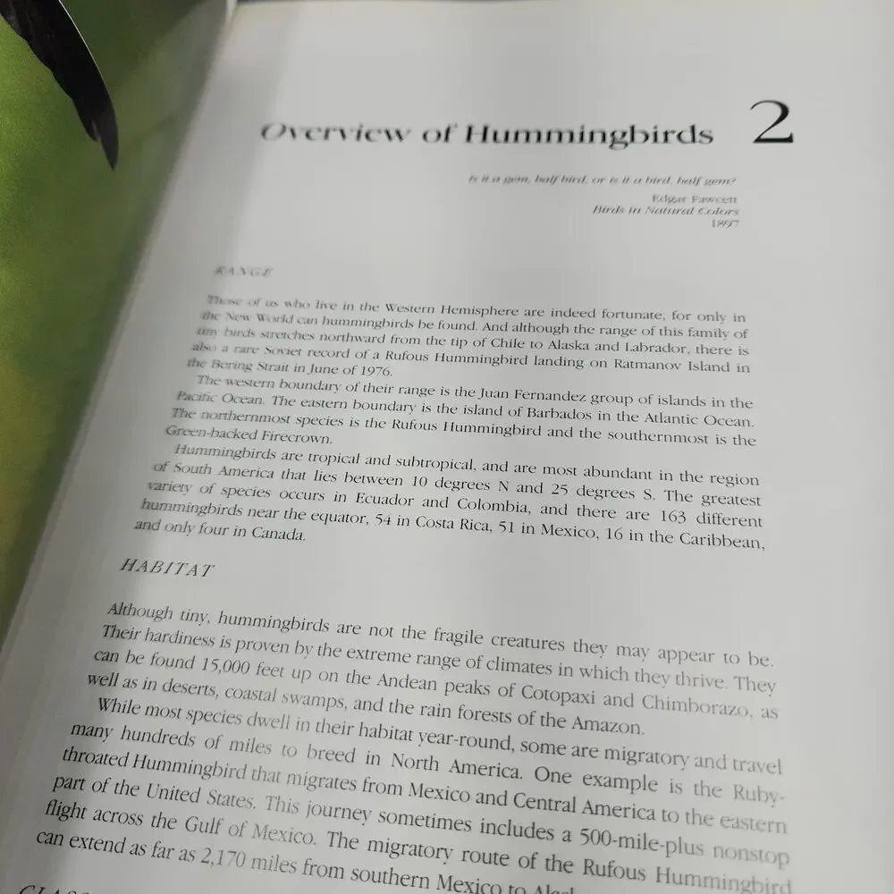 Hummingbirds of the Caribbean Bird Photos Information Nature HC DJ Signed READ